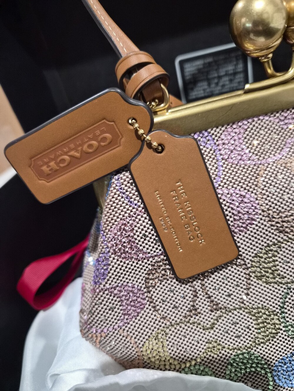 Coach Candy Kisslock Frame Bag NWT - Picture 6 of 8